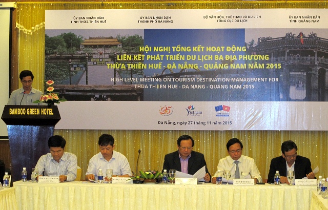 Tổng kết hoạt động liên kết phát triển du lịch Thừa Thiên Huế, Đà Nẵng và Quảng Nam năm 2015