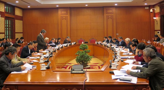 Tiểu ban Văn kiện Đại hội XII của Đảng tiếp thu ý kiến đóng góp vào Dự thảo các văn kiện trình Đại hội