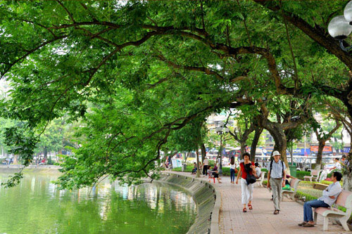 Lượng khách quốc tế đến Hà Nội tăng cao