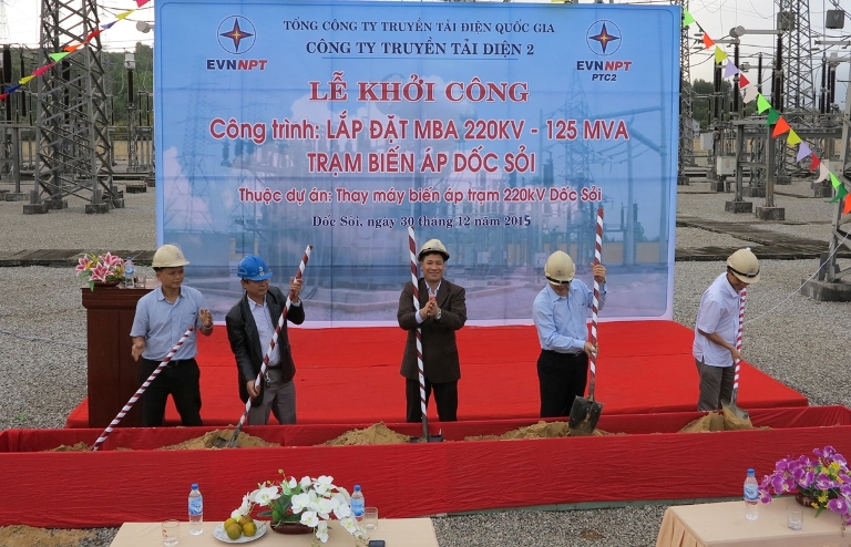 Triển khai dự án nâng công suất trạm biến áp 500 kV Quảng Ngãi