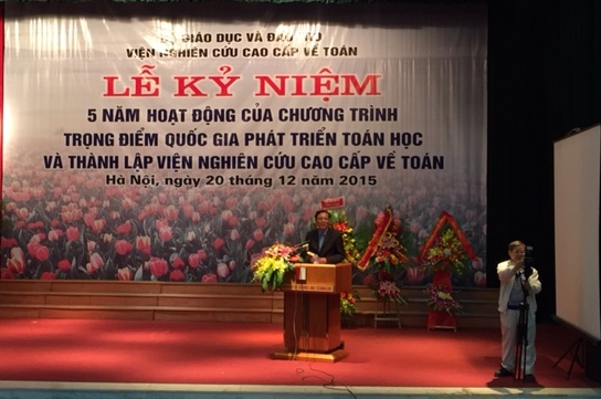 Viện Nghiên cứu cao cấp về Toán kỷ niệm 5 năm ngày thành lập