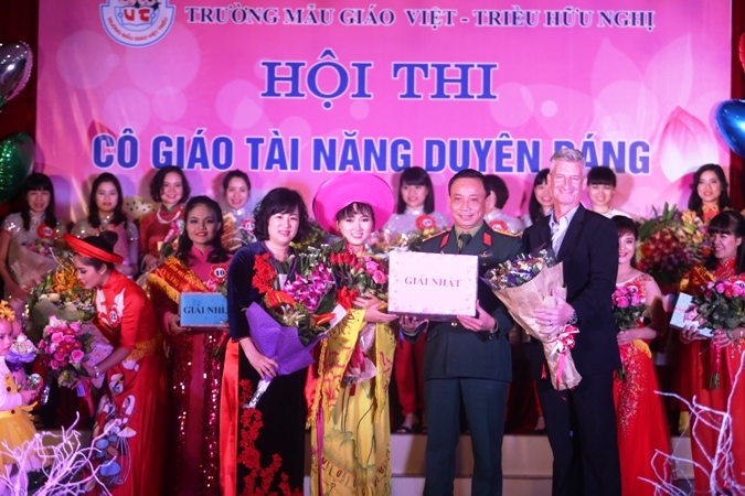 Trường mầm non Việt – Triều Hữu nghị tổ chức Hội thi “Cô giáo tài năng duyên dáng”