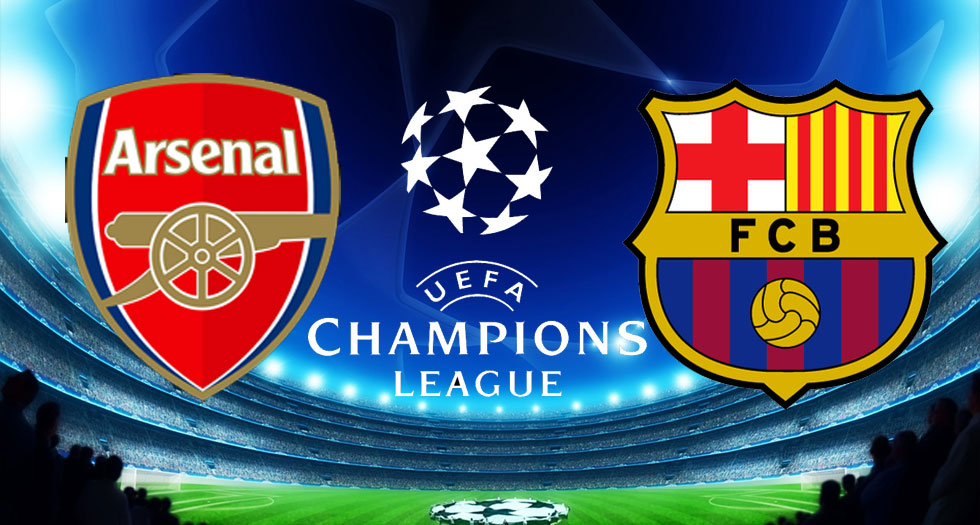 Arsenal tái ngộ Barcelona tại vòng 1 8 Champions League