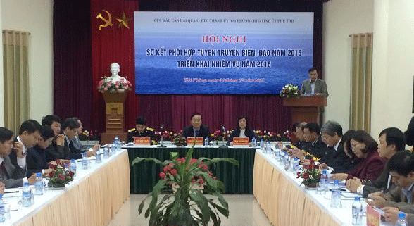 Hải Phòng Sơ kết công tác phối hợp tuyên truyền về biển, đảo năm 2015