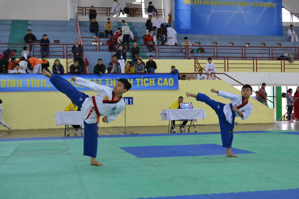 Giải “Teakwondo thiếu niên nhi đồng Hà Nội mở rộng” lần thứ IX – 2015