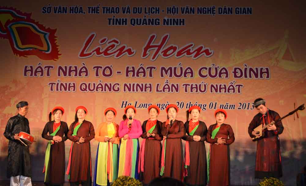Quảng Ninh Nghệ thuật Hát nhà tơ được công nhận Di sản văn hoá phi vật thể quốc gia