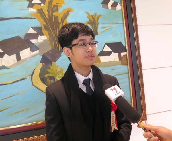 Cậu học trò giành huy chương vàng Olympic Hóa quốc tế 2015