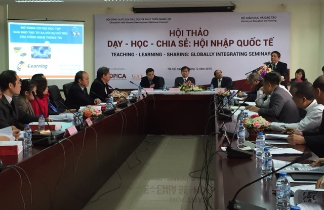 Hội thảo “Dạy - học - chia sẻ Hội nhập quốc tế”