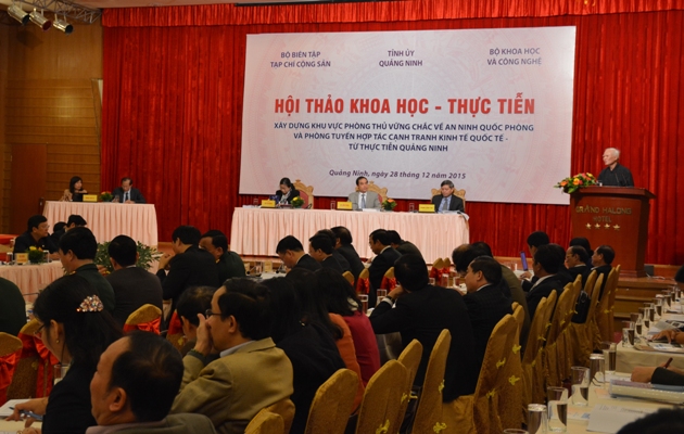 Củng cố phòng thủ vững chắc về an ninh - quốc phòng và phòng tuyến hợp tác cạnh tranh kinh tế quốc tế