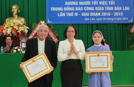 Giáo dân ở Đắk Lắk tích cực tham gia các phong trào thi đua yêu nước