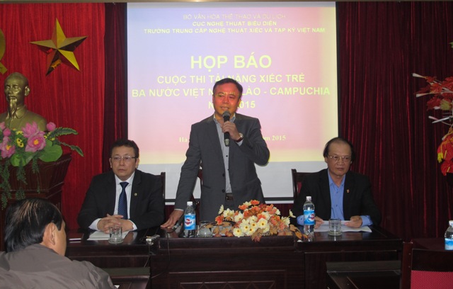 34 tiết mục tham dự Cuộc thi Tài năng Xiếc trẻ 3 nước Việt Nam - Lào - Campuchia năm 2015