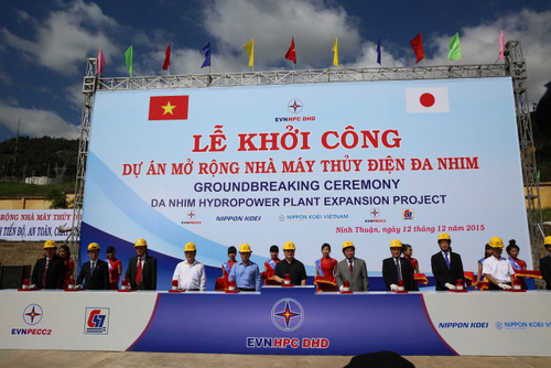 Phó Thủ tướng Hoàng Trung Hải phát lệnh khởi công dự án mở rộng Nhà máy thủy điện Đa Nhim