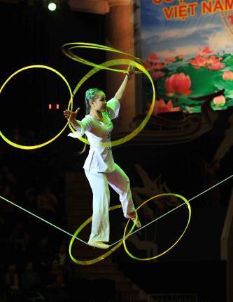 Khai mạc Cuộc thi Tài năng xiếc trẻ 3 nước Việt Nam - Lào - Campuchia năm 2015