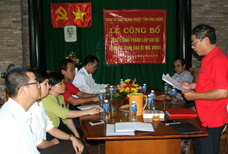 Phát triển tổ chức đảng trong các doanh nghiệp ngoài khu vực Nhà nước