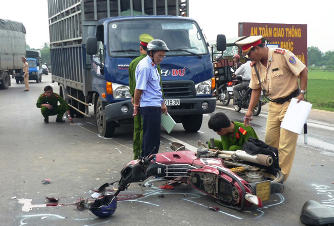 Năm 2015 8 671 người tử vong do tai nạn giao thông