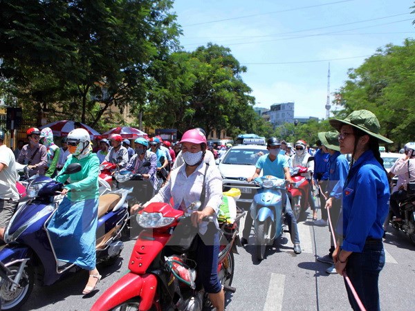 T p Hồ Chí Minh Đội hình thanh niên tình nguyện “Phản ứng nhanh” góp phần đảm bảo an toàn giao thông