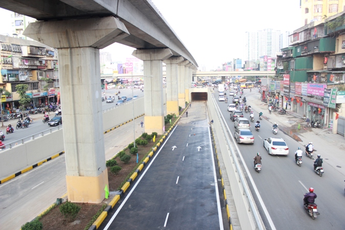 Hà Nội Cận cảnh 2 hầm chui hiện đại trước giờ thông xe