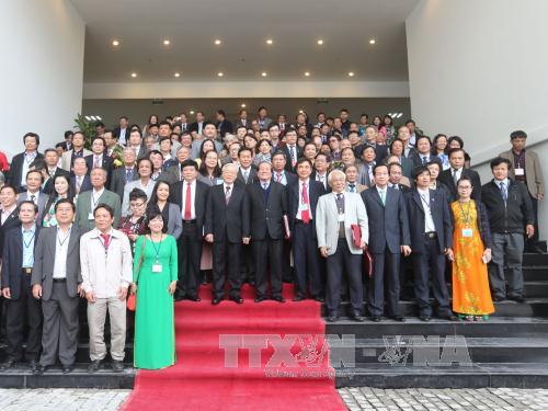 Tổng Bí thư Nguyễn Phú Trọng dự Đại hội lần thứ IX Liên hiệp các Hội Văn học Nghệ thuật Việt Nam