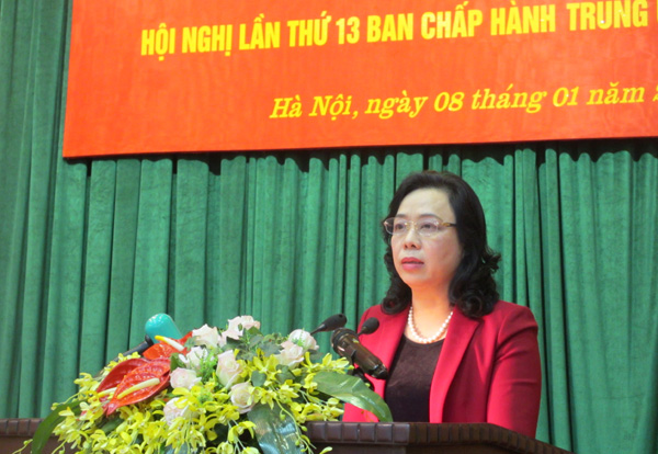 Thành ủy Hà Nội quán triệt văn kiện Hội nghị Trung ương 13 khóa XI