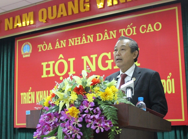 Triển khai tập huấn một số nội dung mới trong Bộ luật, luật cho đội ngũ cán bộ ngành Tòa án