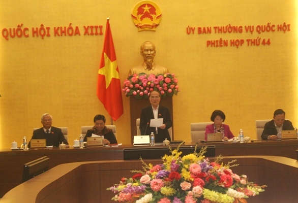 Khai mạc Phiên họp thứ 44 của Ủy ban Thường vụ Quốc hội