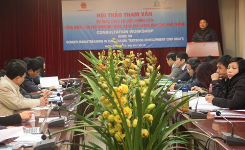 Lồng ghép giới vào chương trình, sách giáo khoa phổ thông mới