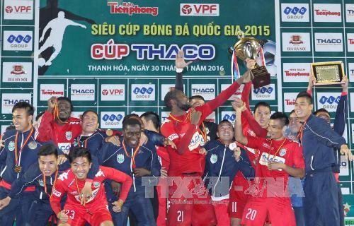Becamex Bình Dương giành siêu cúp Quốc gia 2015