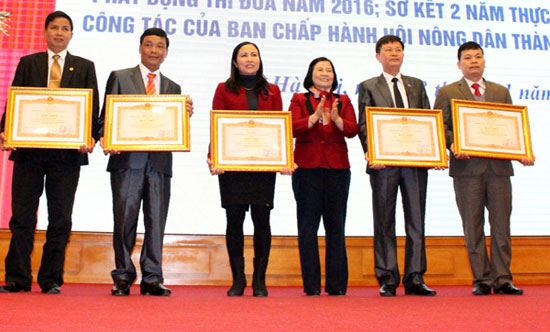 Hội Nông dân Thành phố Hà Nội hỗ trợ cho gần 20 000 hộ nông dân vay vốn phát triển sản xuất