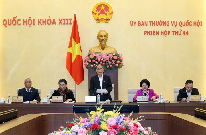 Bế mạc phiên họp lần thứ 44 Ủy ban Thường vụ Quốc hội