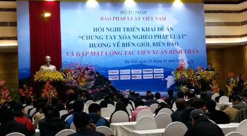 Triển khai Đề án “Chung tay xóa nghèo pháp luật” hướng về biên giới biển đảo