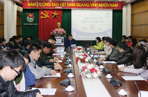 Ngày 28 2 sẽ chính thức khai mạc Giải Bóng đá nam sinh viên Thủ đô 2016
