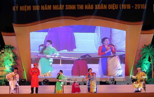 Kỷ niệm 100 năm ngày sinh thi hào Xuân Diệu và chương trình nghệ thuật “Quê mình quê thơ”