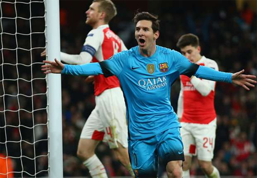 Messi rực sáng, Barca đại náo Emirates