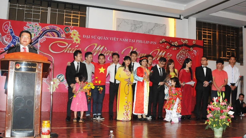 Đại sứ quán Việt Nam tại Philippines tổ chức đón Tết Bính Thân 2016