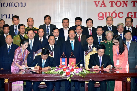 Việt Nam – Lào Xây dựng đường biên giới hòa bình, ổn định, hợp tác và phát triển