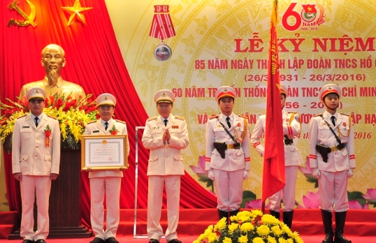 Đoàn TNCS Hồ Chí Minh Bộ Công an đón nhận Huân chương Độc lập hạng Nhất