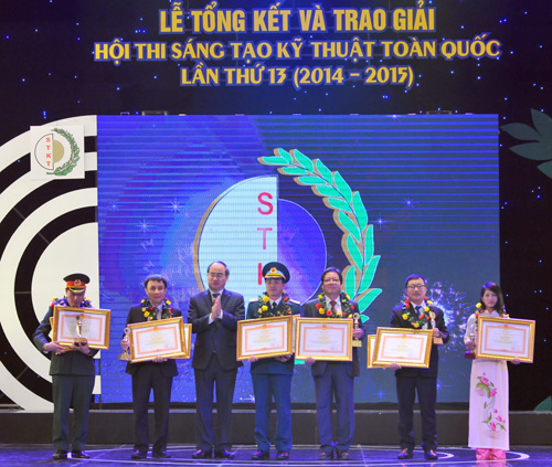 Trao 6 giải nhất sáng tạo kỹ thuật toàn quốc cho các giải pháp tiêu biểu