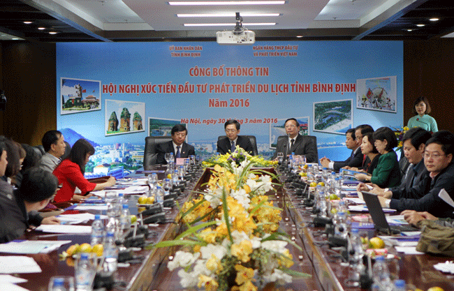 Hội nghị xúc tiến đầu tư phát triển du lịch Bình Định năm 2016