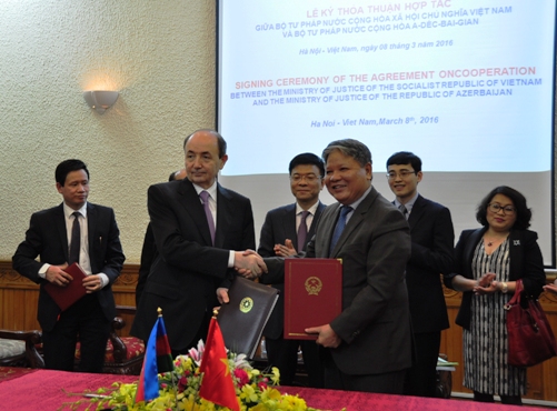 Tăng cường quan hệ hữu nghị, hợp tác tư pháp Việt Nam - A-dec-bai-gian