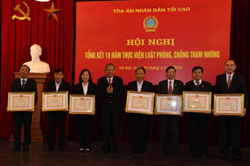 Nhiều vụ án lớn, trọng điểm tham nhũng được xét xử kịp thời, nghiêm minh