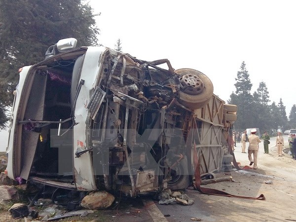 Lào Cai Lại xảy ra một vụ tai nạn lật xe ở Trung Chải, Sa Pa