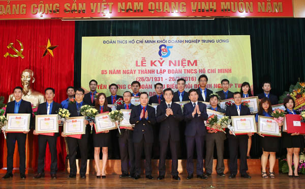 Tuyên dương 85 chi đoàn tiêu biểu Khối Doanh nghiệp Trung ương