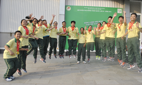 Thành phố Hồ Chí Minh nhất toàn đoàn tại Hội khỏe Phù Đổng khu vực IV năm 2016