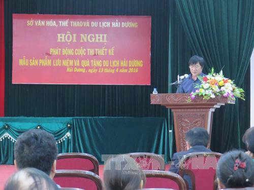 Tổ chức thi thiết kế mẫu sản phẩm lưu niệm và quà tặng du lịch tỉnh Hải Dương