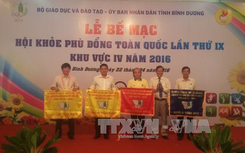 Thành phố Hồ Chí Minh nhất toàn đoàn tại Hội khỏe Phù Đổng khu vực IV năm 2016