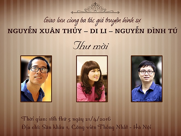 Giao lưu với ba tác giả truyện hình sự nhân Ngày sách Việt Nam