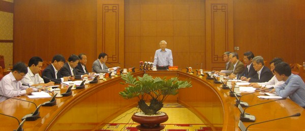 Cuộc họp Thường trực Ban Chỉ đạo Trung ương về phòng, chống tham nhũng
