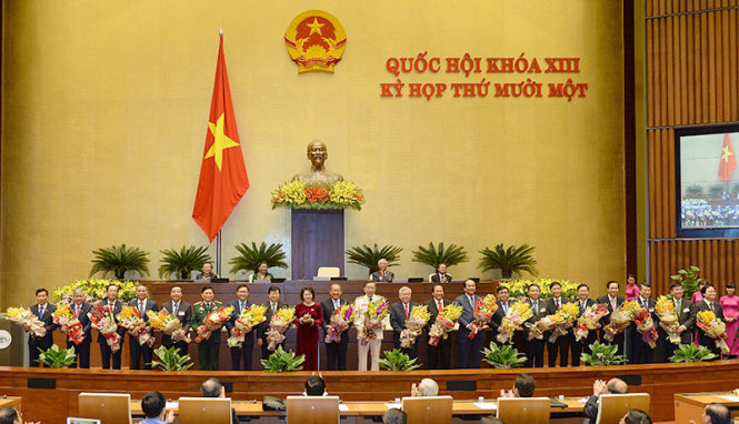 Quốc hội hoàn tất việc phê chuẩn bổ nhiệm thành viên mới của Chính phủ