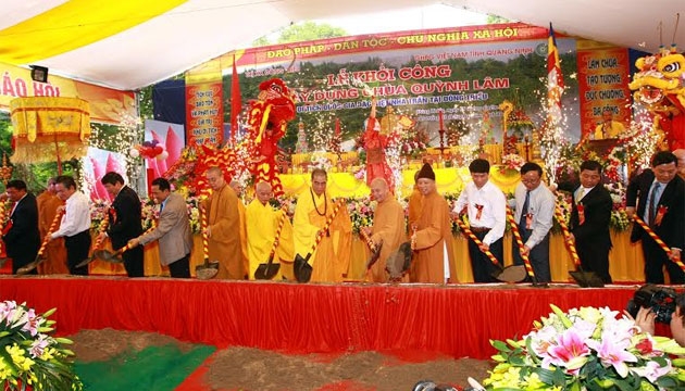 Quảng Ninh Khởi công trùng tu, tôn tạo chùa Quỳnh Lâm