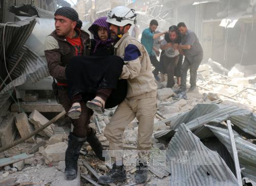 Hàng chục người thương vong trong vụ không kích tại Syria